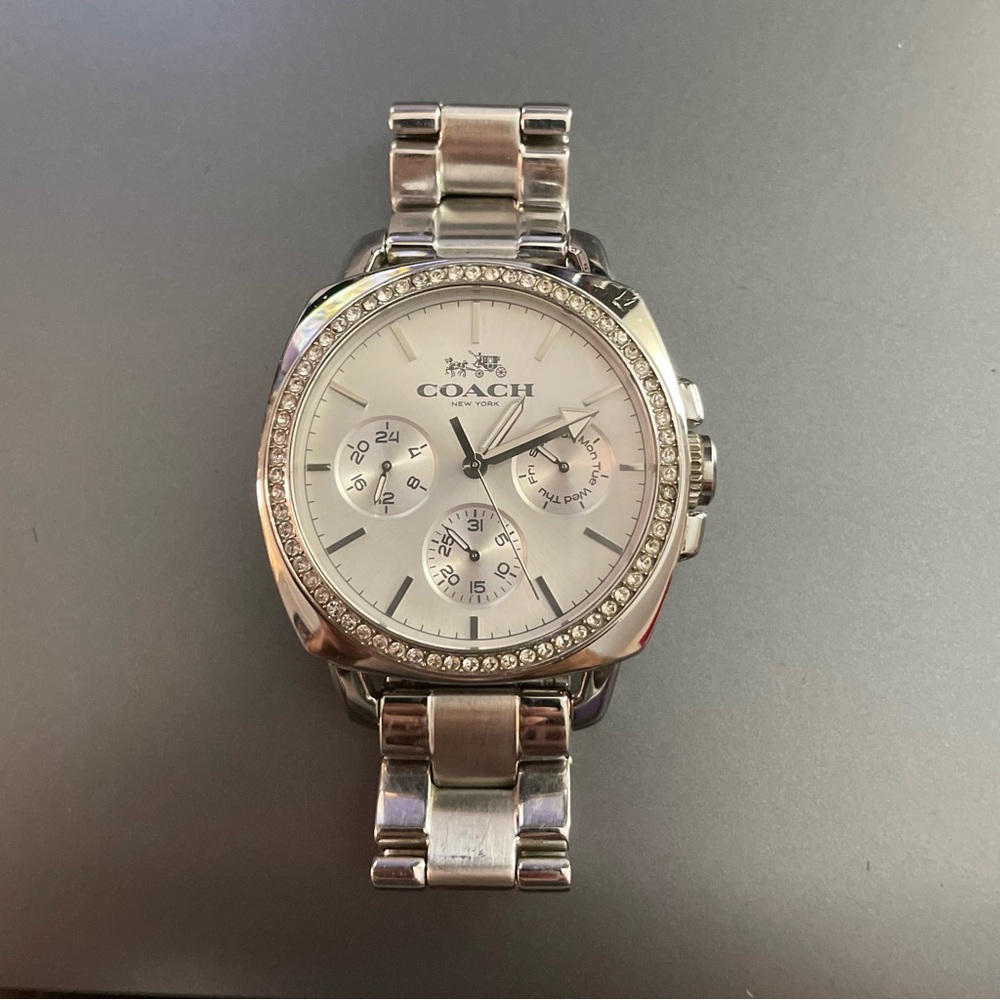 Womens coach boyfriend watch preowned *small*